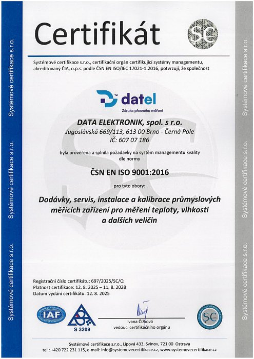 ČSN EN ISO 9001:2016