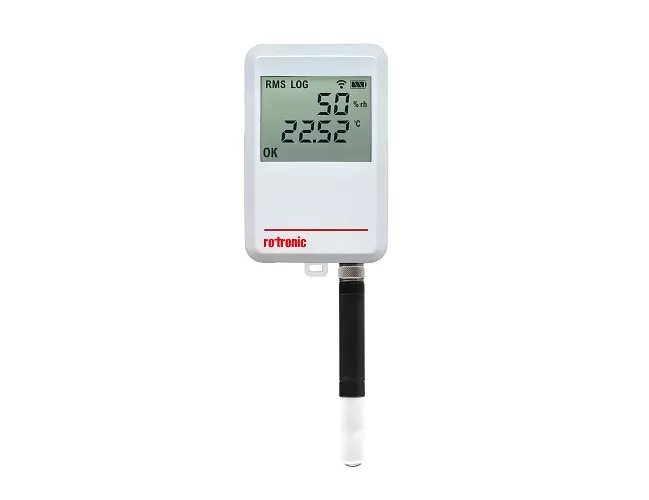 RMS-LOG-W-D | RMS Wi-Fi data logger, 2.4 GHz, pro připojení digitální sondy, s displejem